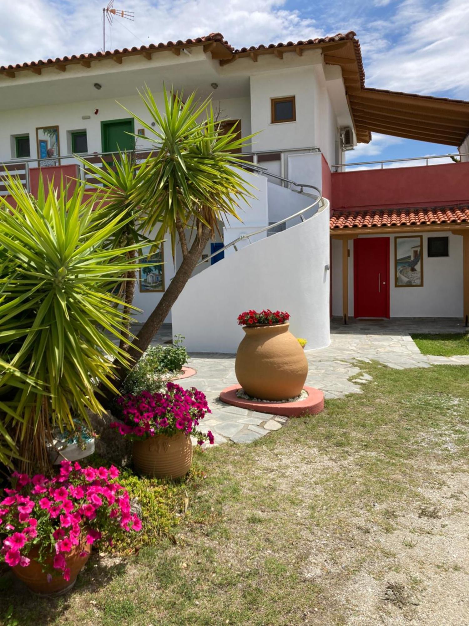 Marianna Sea View Afitos Apartment Luaran gambar