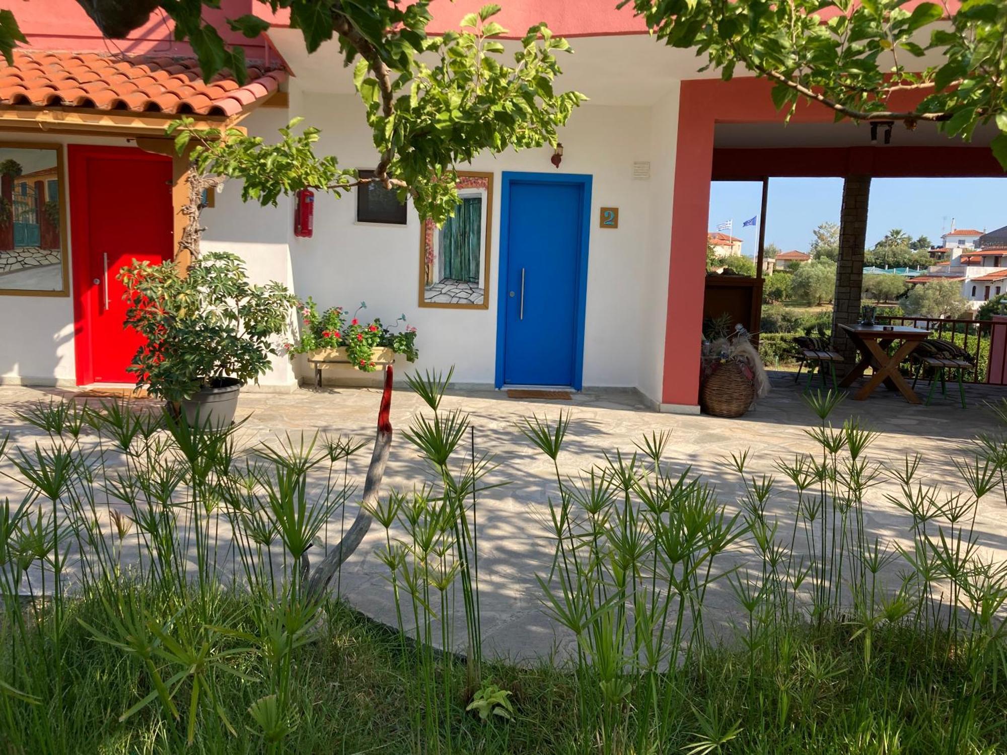 Marianna Sea View Afitos Apartment Luaran gambar