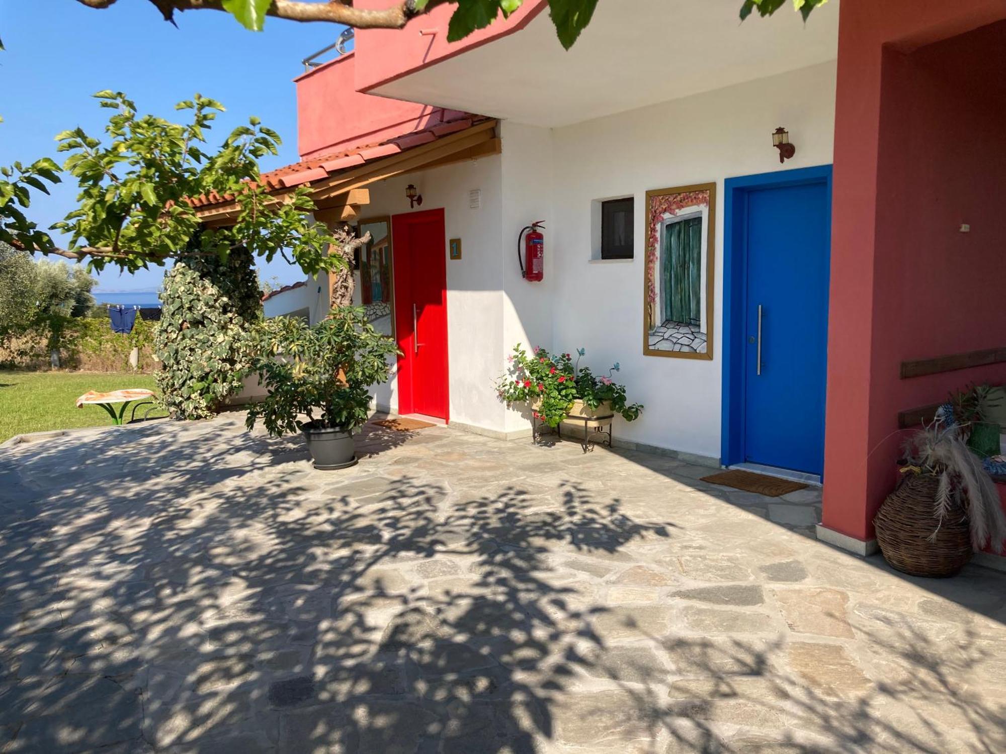 Marianna Sea View Afitos Apartment Luaran gambar