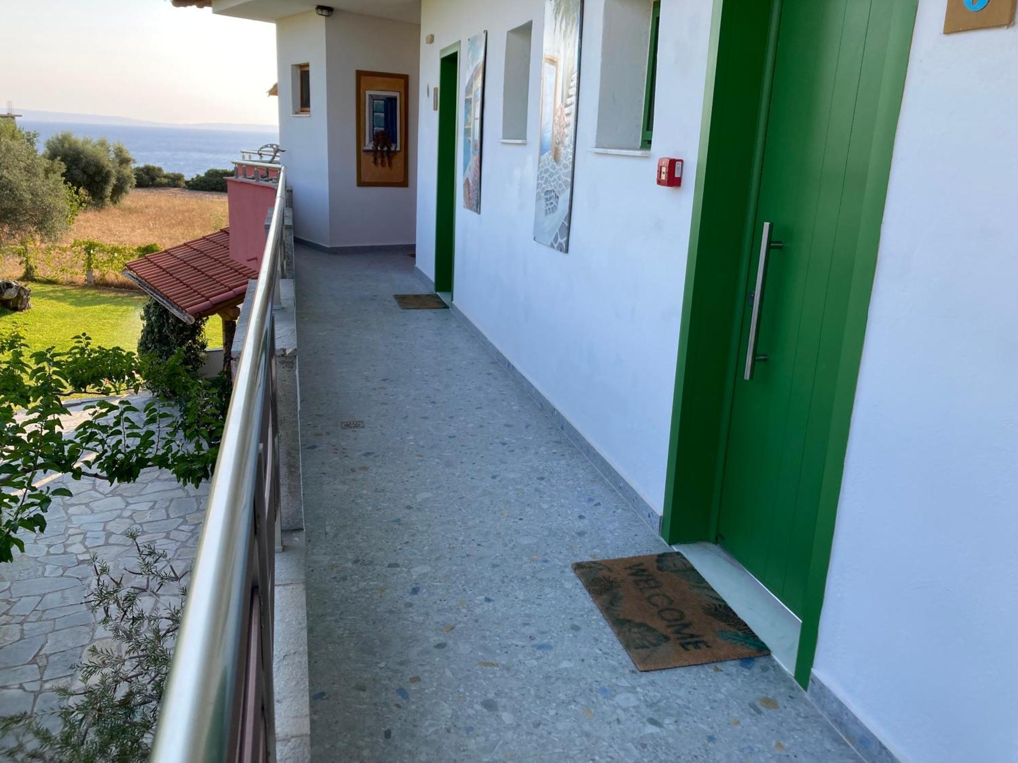 Marianna Sea View Afitos Apartment Luaran gambar